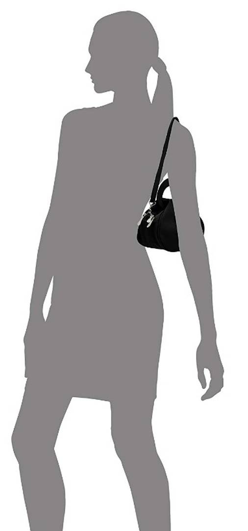 Elegant PU Handbag With Sling Strap